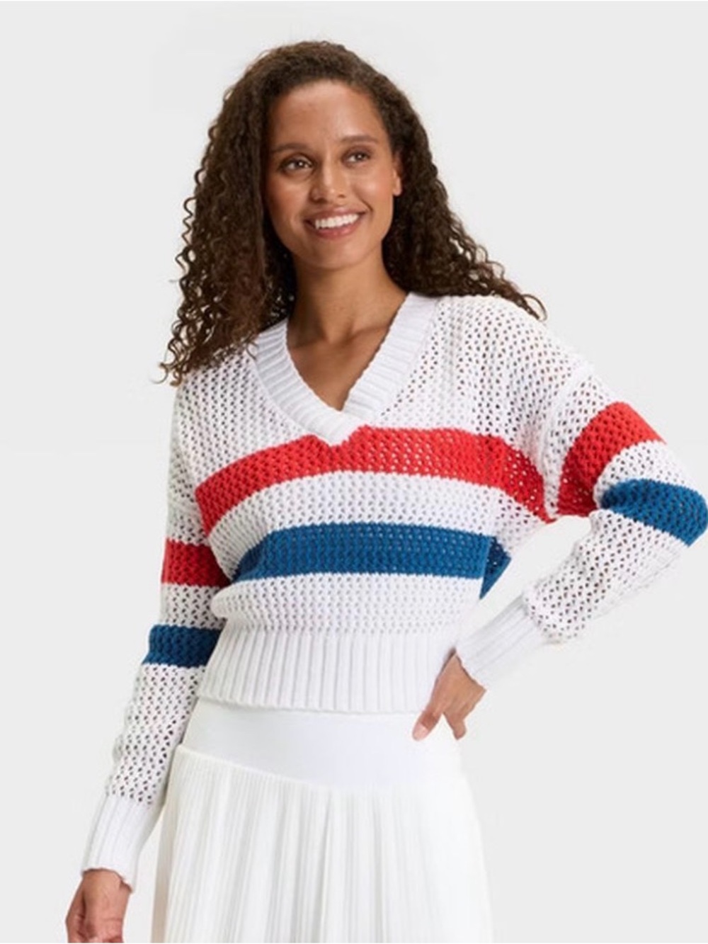 Red White and Blue Sweater